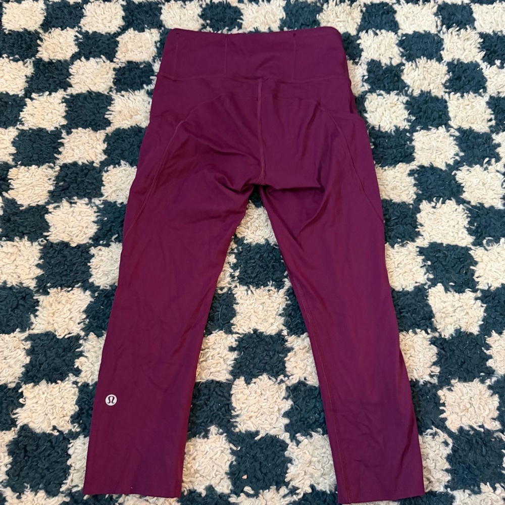 Lululemon Fast and Free Crop II 19" *Nulux Marvel - Picture 3 of 6